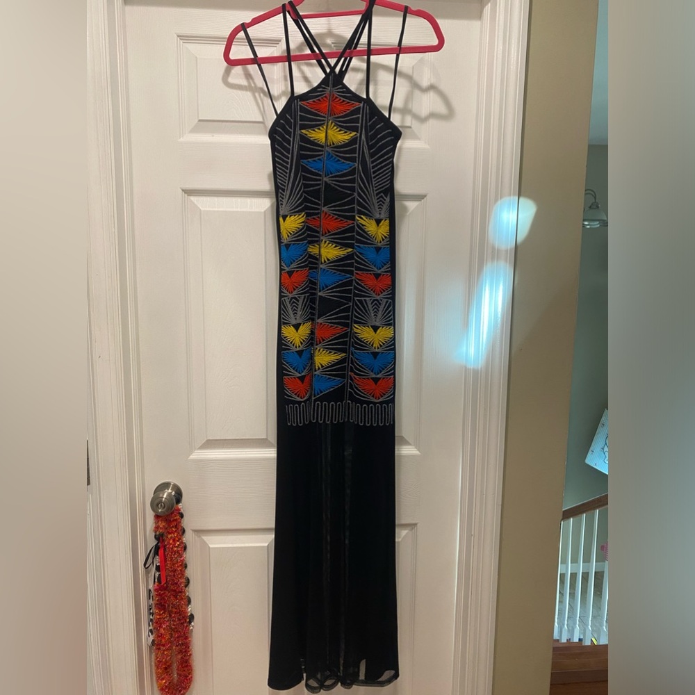 Black Printed Dress